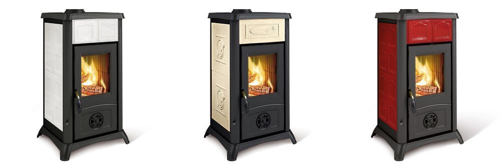 La Nordica Gemma - piec z fajerką na drewno 6 kW