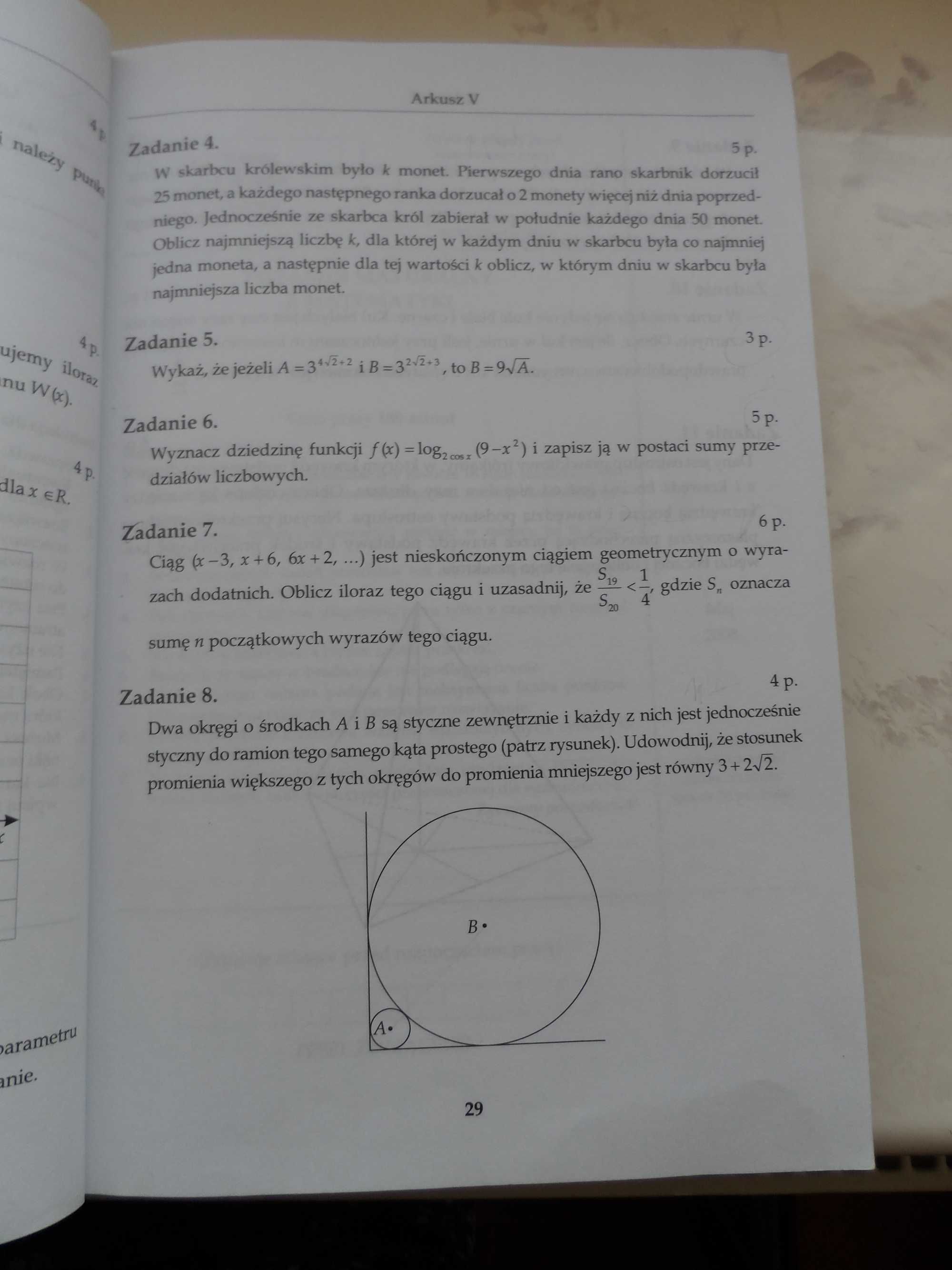 Arkusze egzaminacyjne - matematyka - poziom rozszerzony