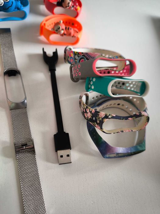 Opaski / paski do zegarka Xiaomi Mi Band 3 + kabel do ładowania