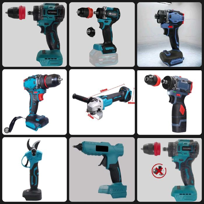 Термопістолет Шуруповерт  Гайковерт  Болгарка під Макіта