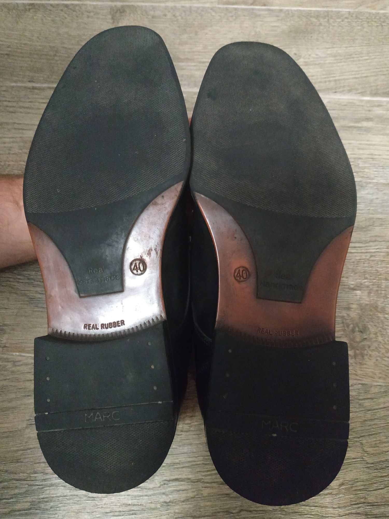 Чоловічі шкіряні німецькі туфлі