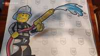 Pościel dla dziecka LEGO strażak