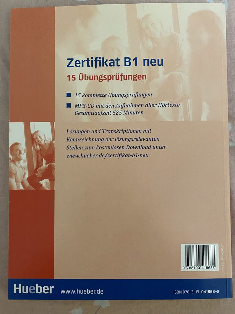 Книга Zertifikat B1 neu + СD