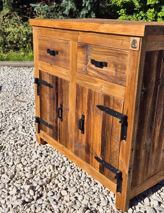 Komoda rustykalna, szafka, ława, wyspa loft, vintage, boho