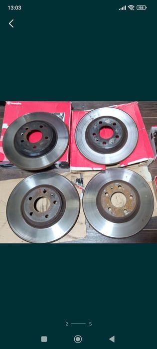 Discos BMW e92 335d e 320d original frente e trás+ pastilhas frente e