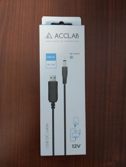 Новий кабель для роутера USB  12V