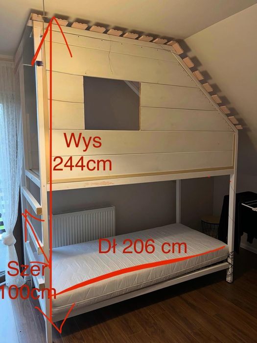 Łóżko domek dla dziecka 200x90