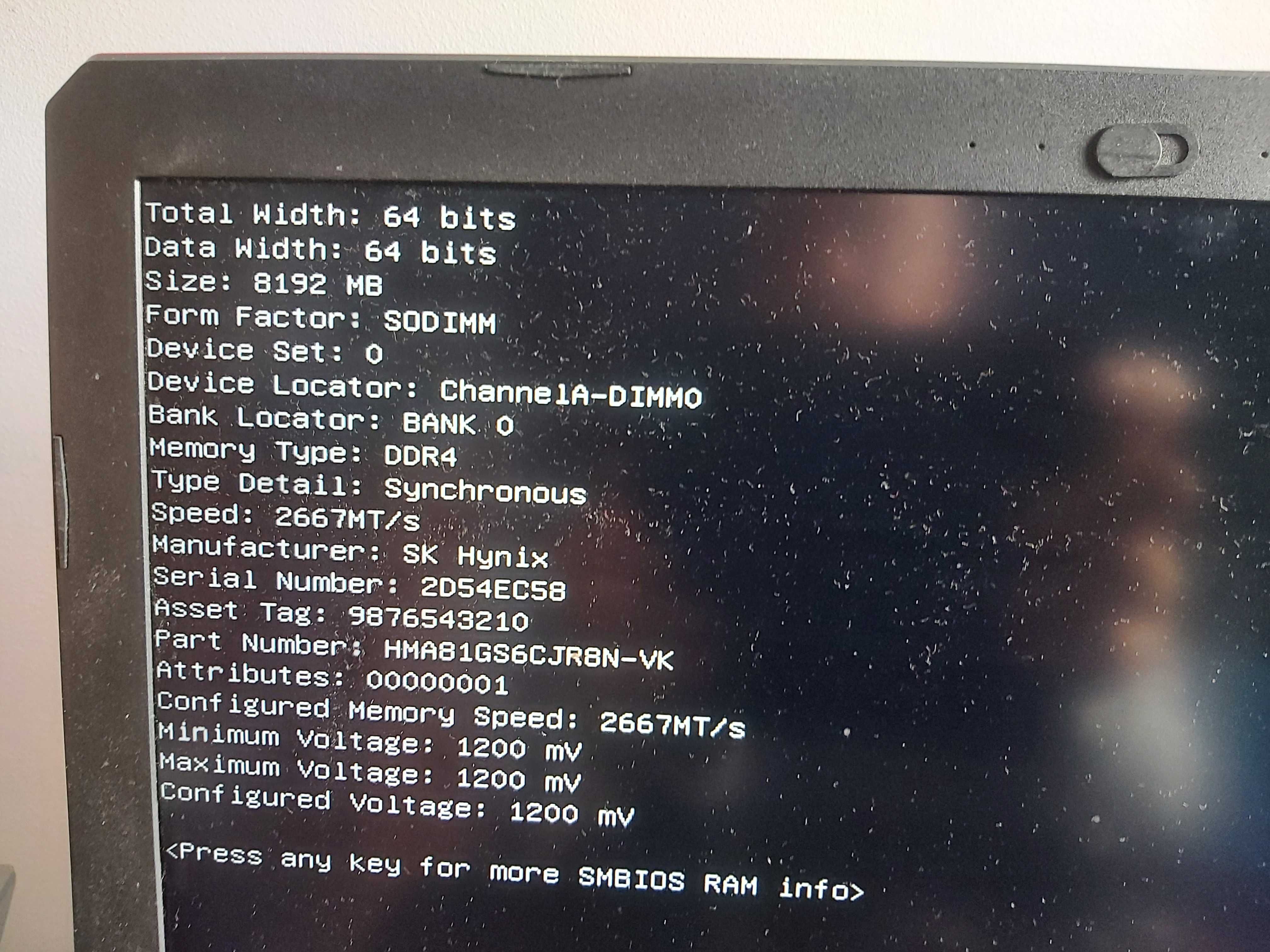 Pamięć DDR4 SODIMM 8GB - Hynix