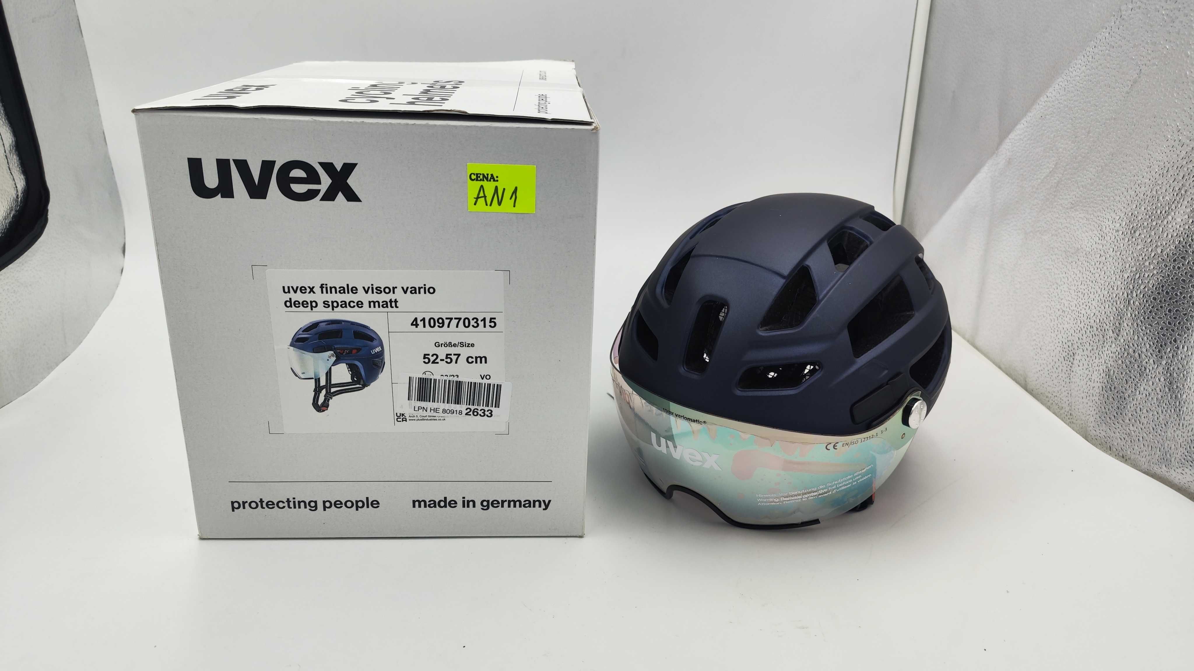 Kask rowerowy Uvex finale visor Vario r. M 52-57cm (AN1)