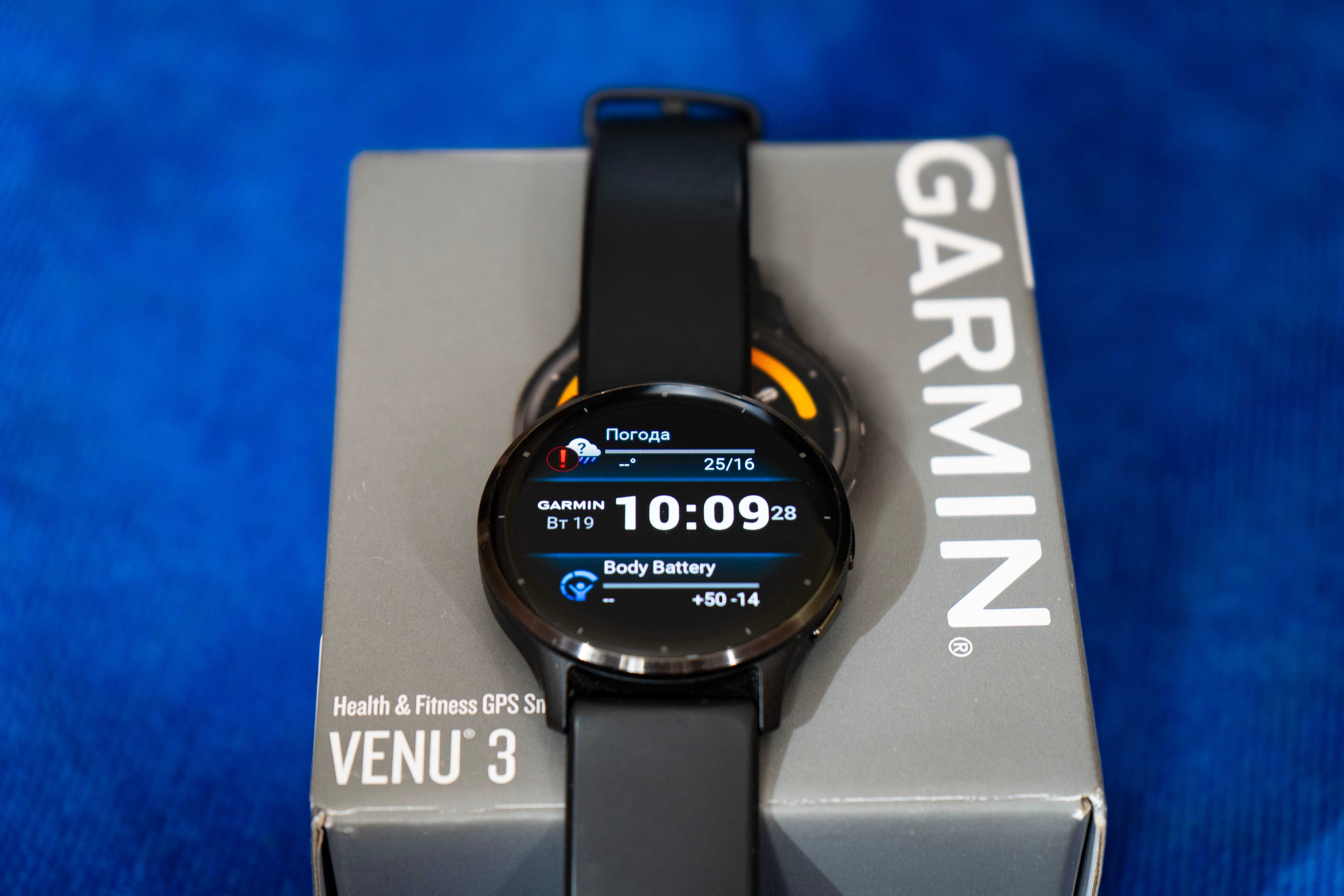 Garmin Venu 3 45mm идеал. Комплект