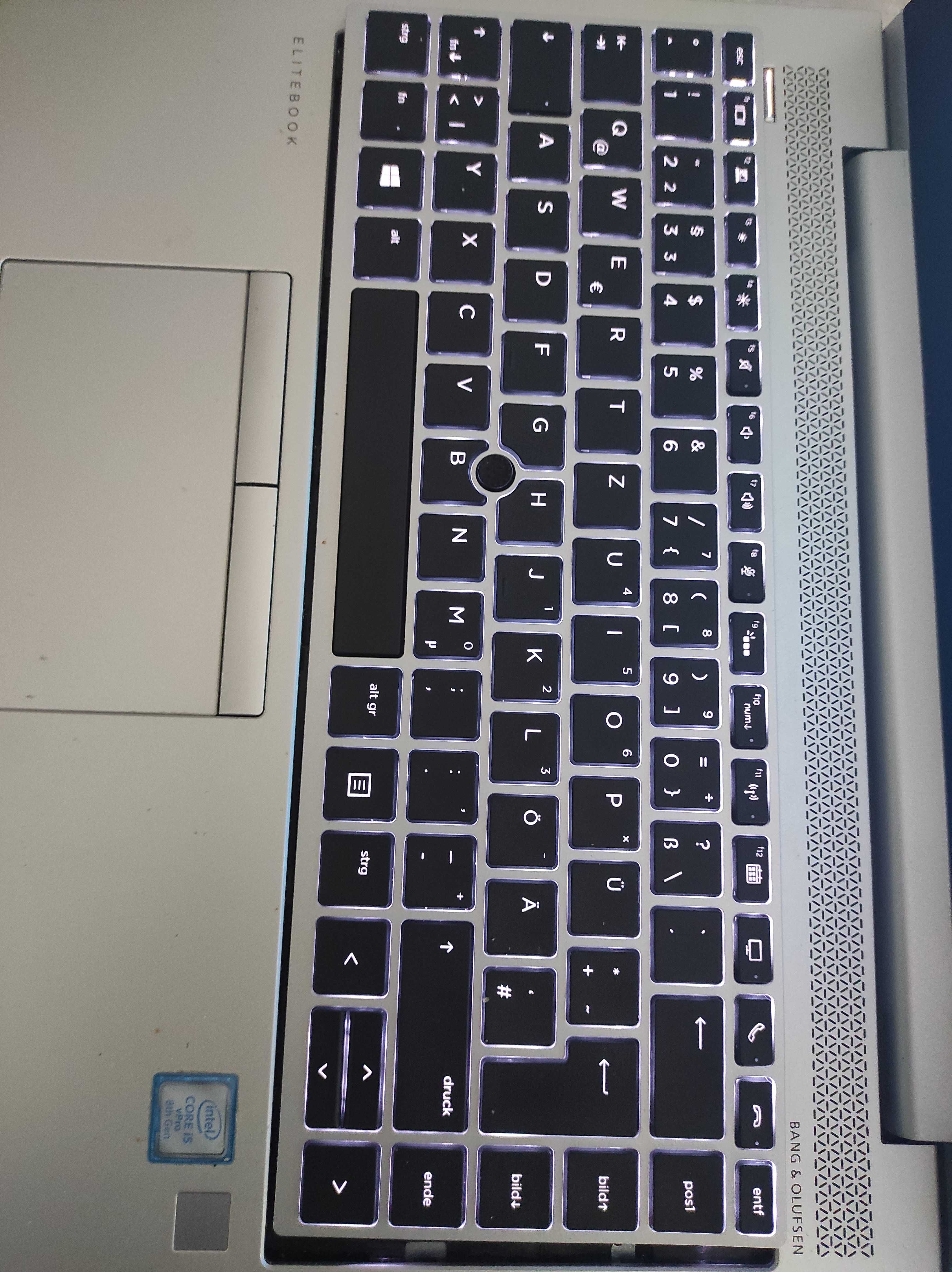 HP 840 G5 клавіатура (тачпад-шлейф/роз.бор ноут
