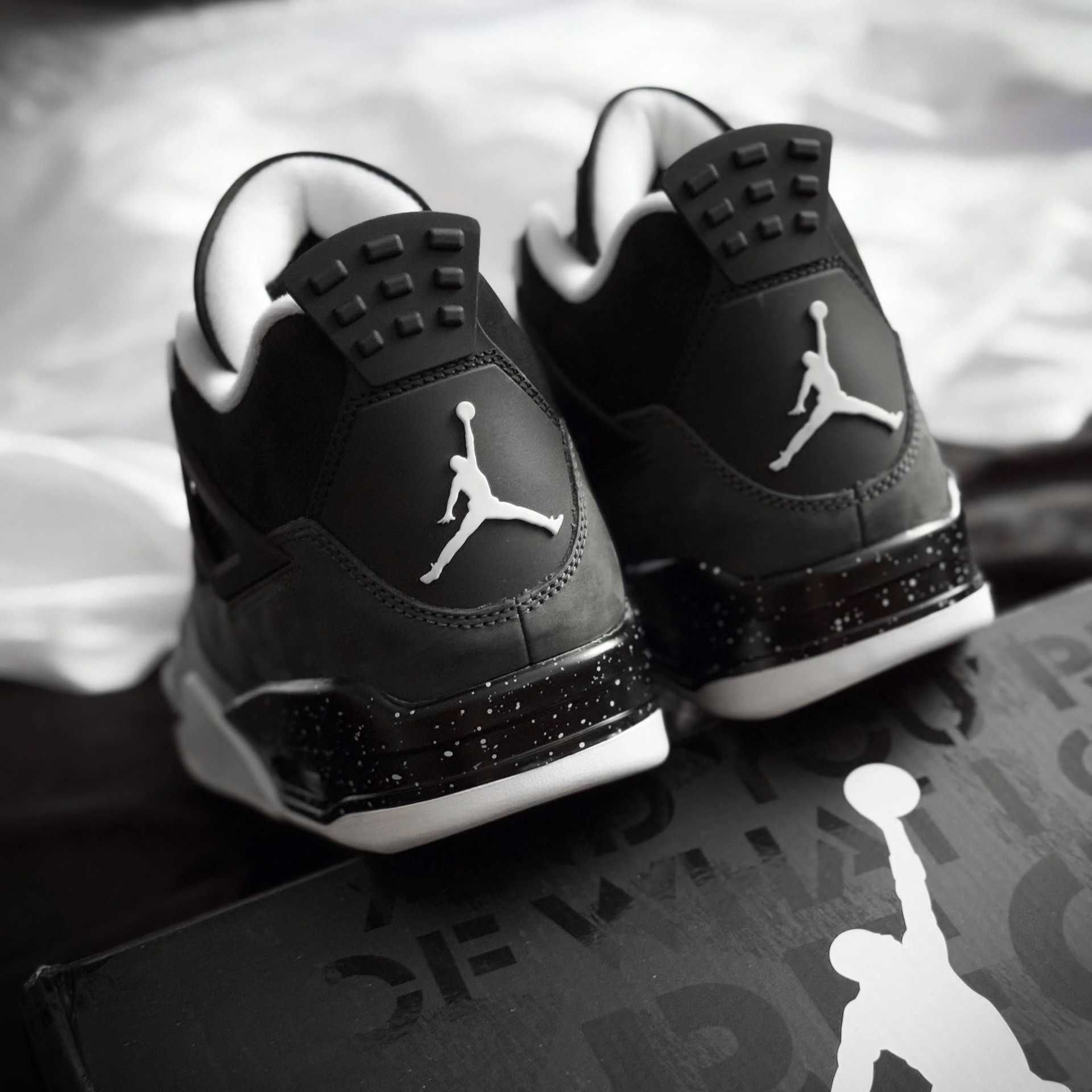 Buty męskie czarny Jordan 4 Black EU 38