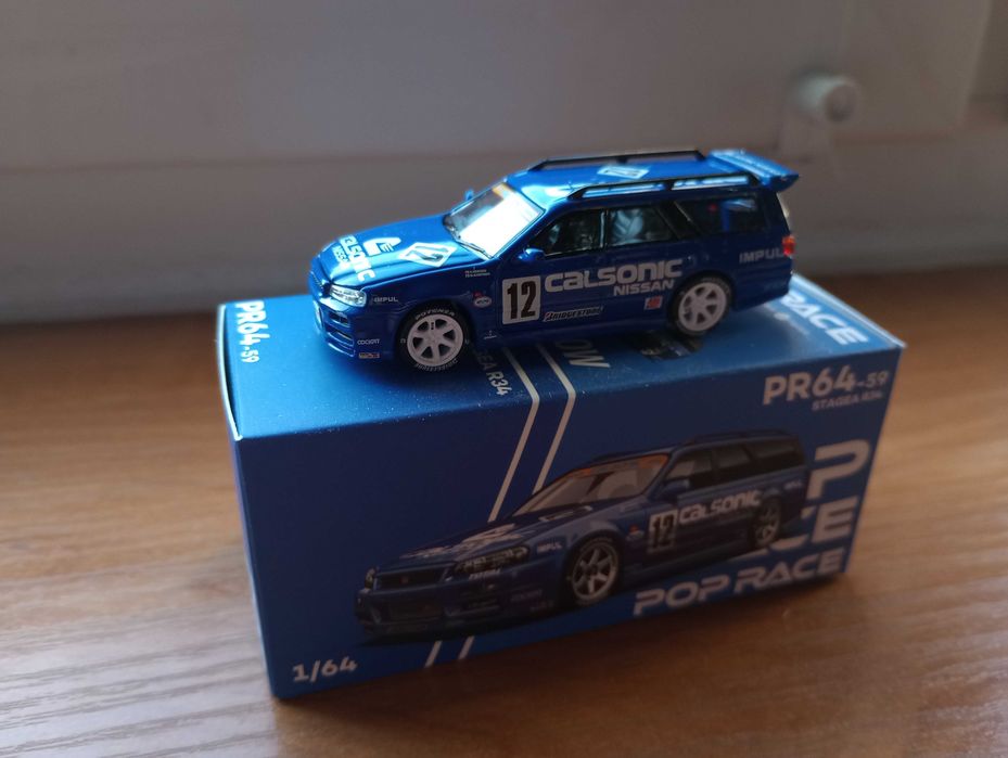 Nissan Stagea Calsonic POP RACE  1:64