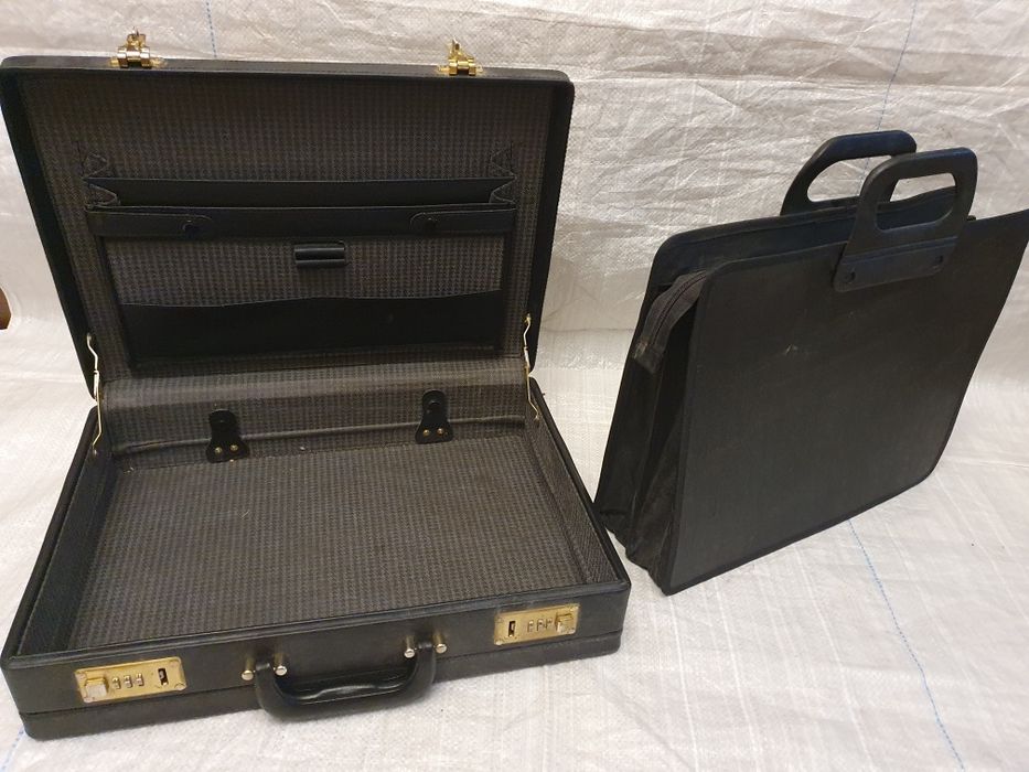 Дипламат кейс кожанный с кодовым замком