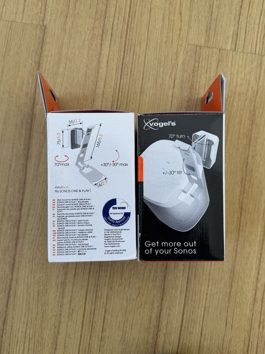 2 Suportes Colunas Premium Vogels 4201 Sonos
