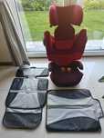Fotelik Cybex Solution M-fix SL 15-36 kg + nakładki +  mata ochraniacz