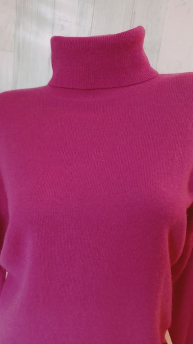 Кашемировый удлиненный свитер водолазка, свитер, гольф под горло  от б