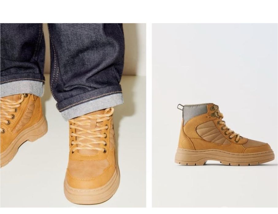 Сапожки ботинки zara 34 р черевики