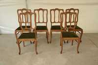 krzesła ludwikowskie komplet 6 krzeseł