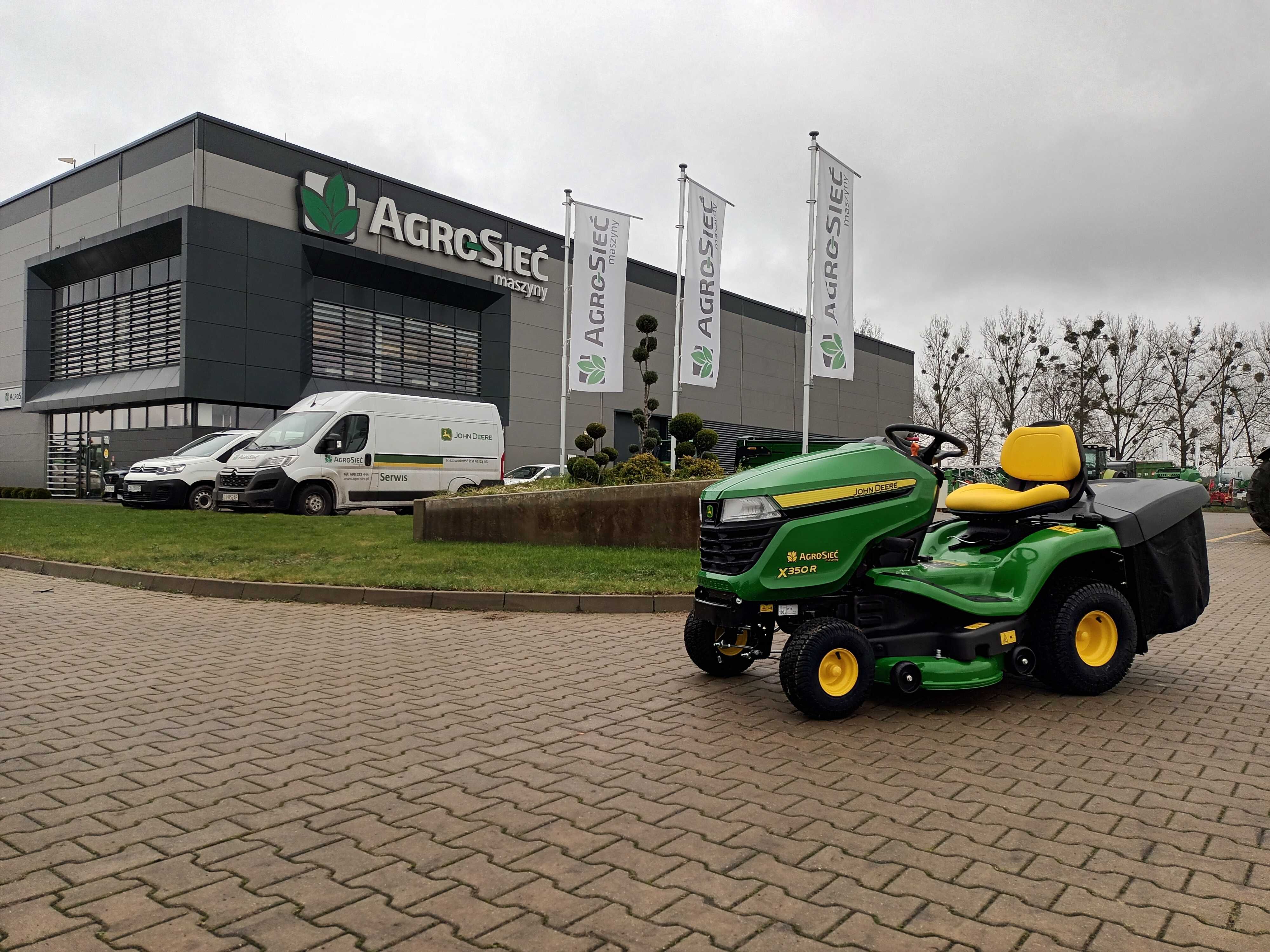 Kosiarka samojezdna John Deere x350R raty 10x0% - ZIELONY AGREGAT NOWY