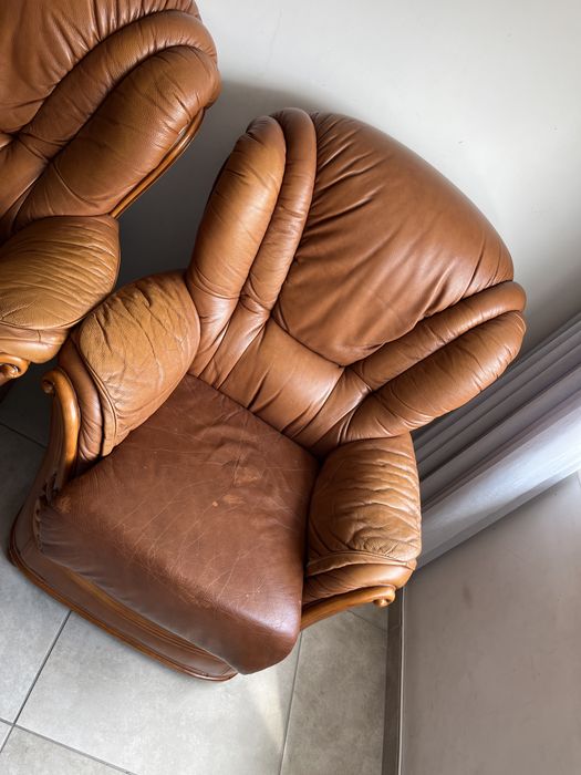 Sofá castanho vintage sem garantia