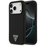 Etui Guess Silicone Triangle Logo MagSafe do iPhone 17 Pro Max - czarn