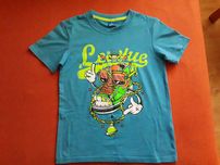 Koszulka T- shirt Niebieska rozm.146 jak Nowa