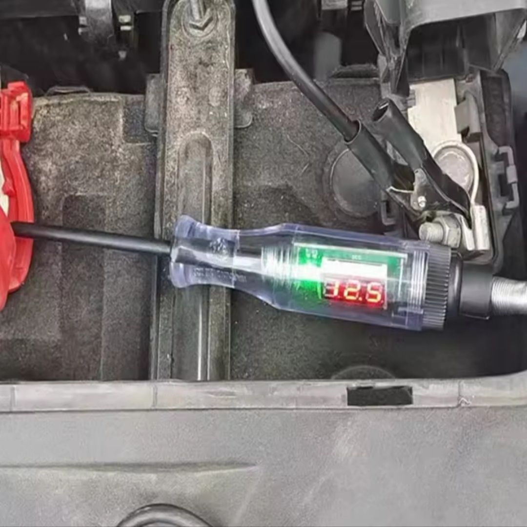 Tester miernik napięcia obwodu elektrycznego test akumulatora DC 5-24V