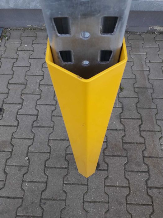 Osłona na ramy regałów magazynowych, szerokość 80mm i 100mm