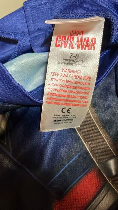 Capitão América - Fantasia de Carnaval