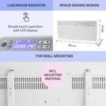 Hot Spot Slimcurve, grzejnik, 80 x 40 cm, 40 m², 2000 W, 5 - 40 °C, IP
