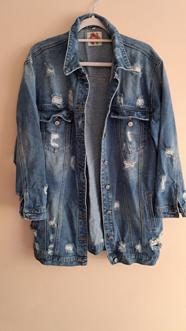 Kurtka dżinsowa oversize xl