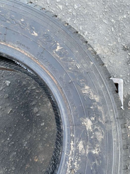 Шини 215/70 R15C пара Royal 2021р, 7,2мм 215 70 15C