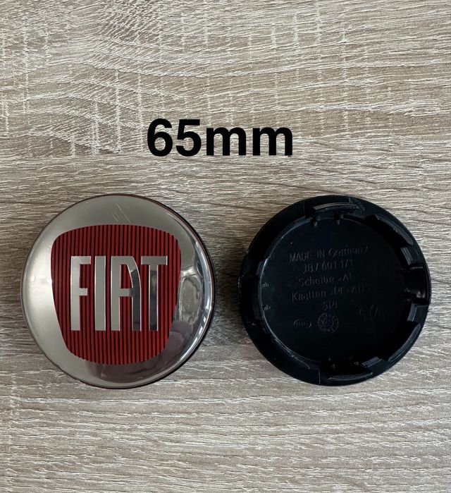 Conjunto 4 Centros Jantes Fiat Abarth 50mm 56mm 60mm 65mm 68mm