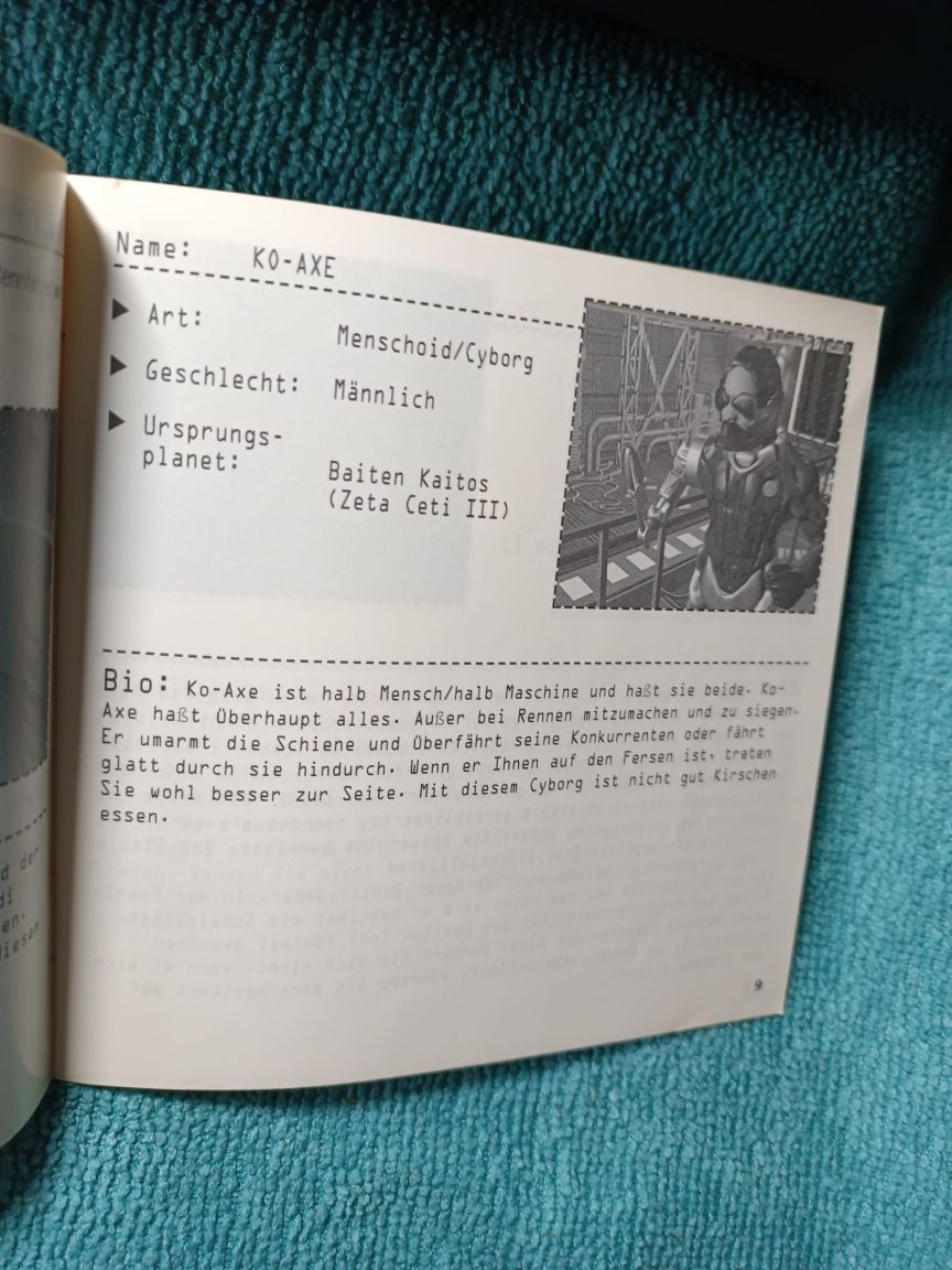 Ps1 Starwinder The Ultimate space race psx psone Książeczka Manual