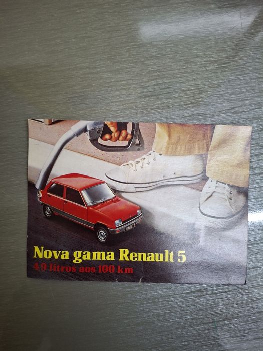 Raro postal promocional r5 renault 5