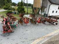 Pług 3-4 Skiby KVERNELAND obrotowy, Zagonowy, Zabezpieczenia resorowe.