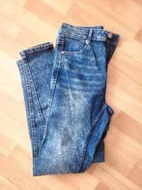 Spodnie jeansy dżinsy Reserved 42 xl nowe niebieskie blue high rise