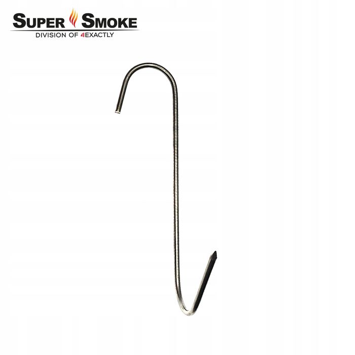 Hak Wędzarniczy typu "S" skręcony do mięs i wędlin 3mm 13cm Standard