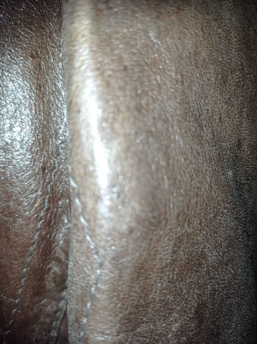 Męska kurtka skórzana skóra naturalna r 52 brąz