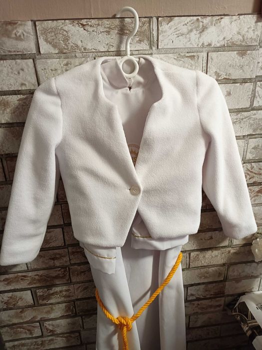 Alba komunijna +sukienka+bolerka+dodatki