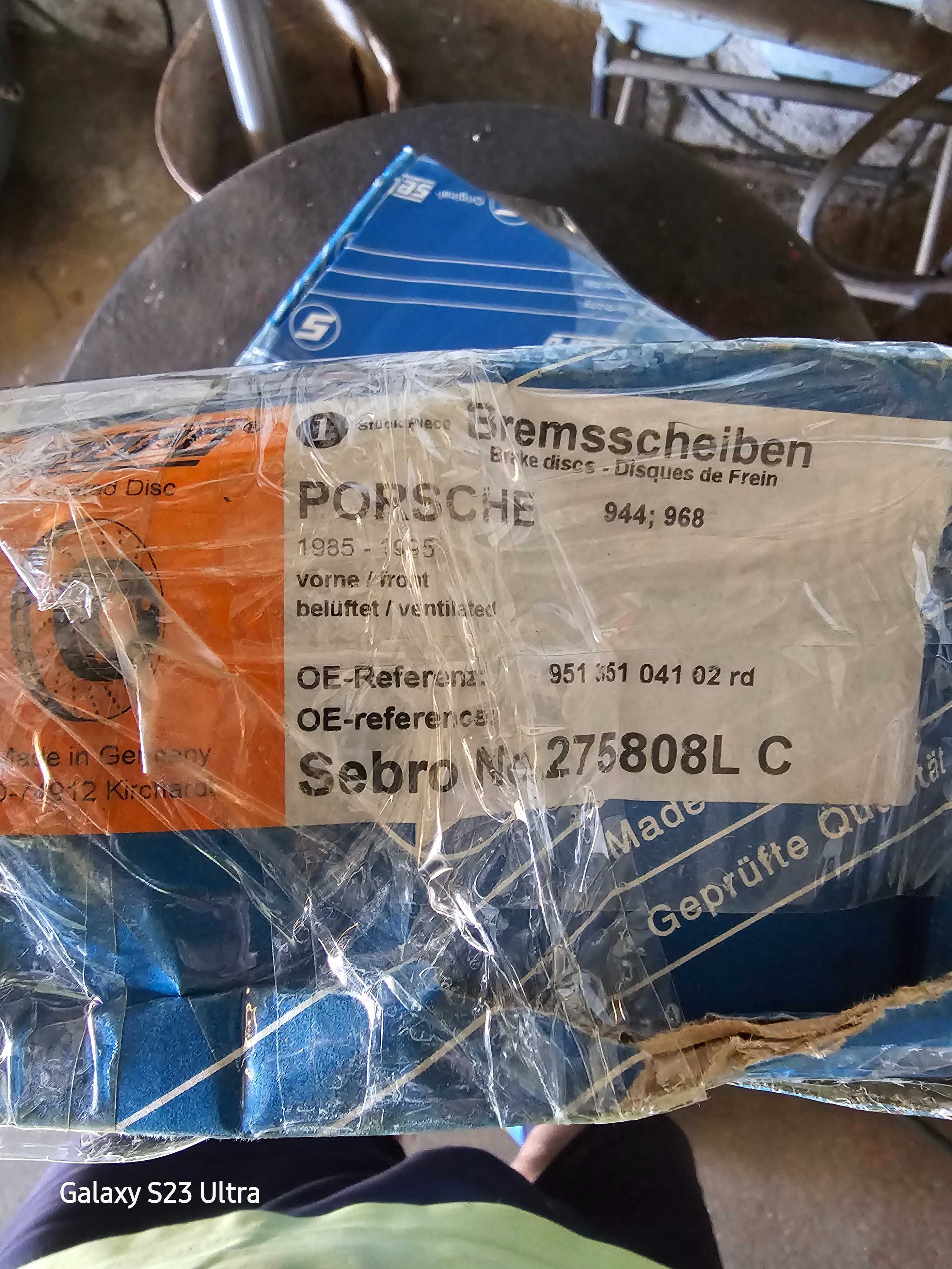 Porsche Discos Travão novos TRÁS kit 2