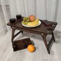 кроватный столик для завтрака Столик подставка для ноутбука 60 см