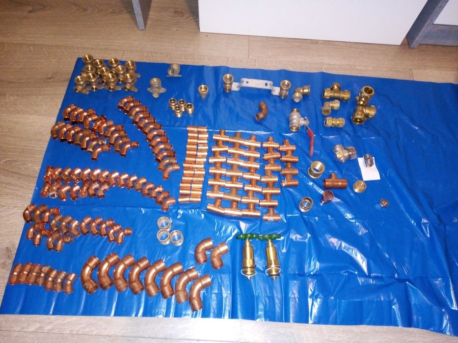 Kolana,Nyple, ZZłączki,Zawory.179szt.OKAZJA