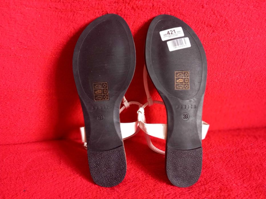Sandały damskie MOHITO - białe japonki / sandałki nr 39 nowe