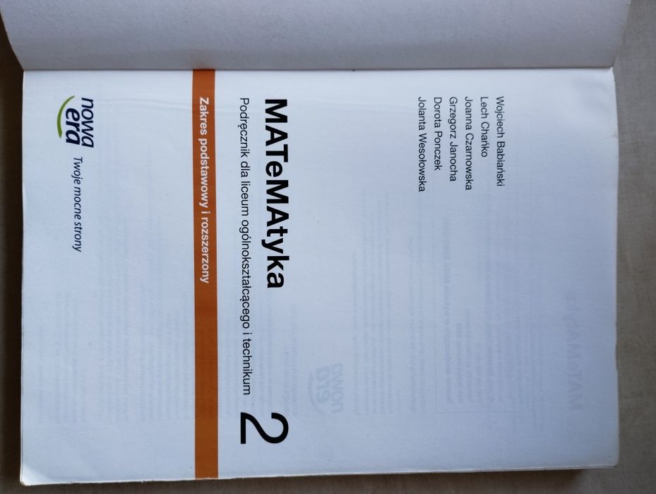 Matematyka 2 podręcznik