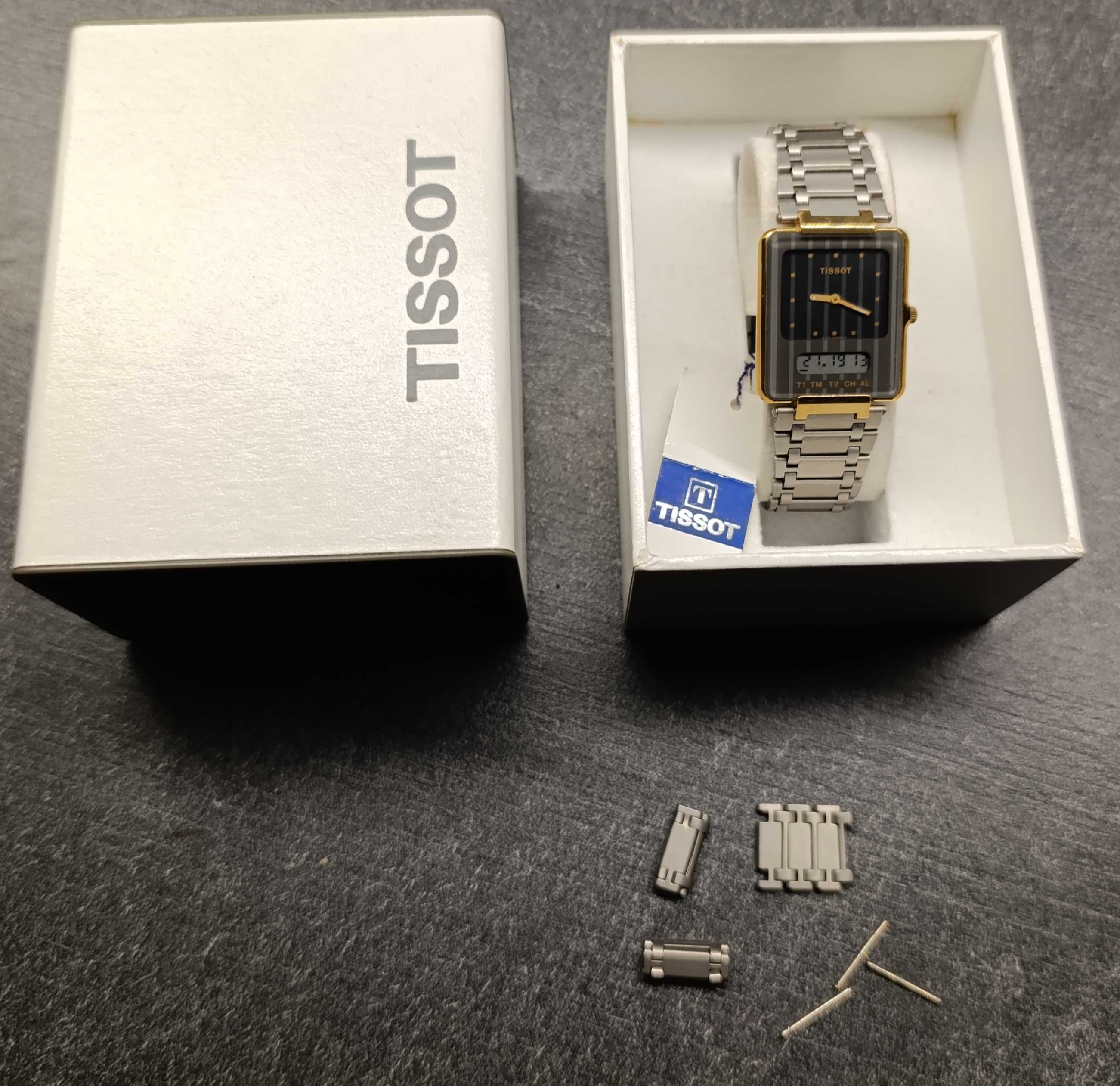 Piękny zegarek z lat 80tych Tissot Two Timer "Piżama" dla kolekcjonera