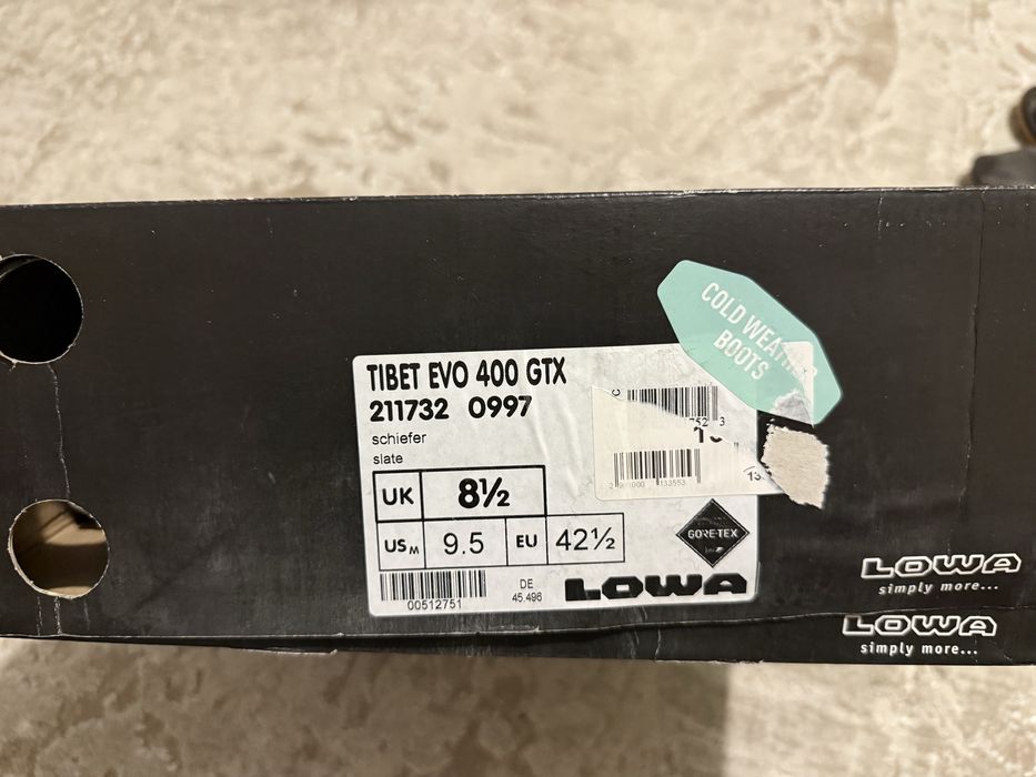 Трекінгові черевики чоловічі LOWA Tibet EVO 400 GTX