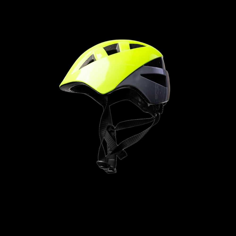 Kask rowerowy dzieciecy ROXAR KID żółto czarny rozm.S (48-52cm)