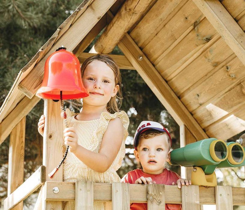 Plac zabaw dla dzieci Alex z podwójną huśtawką